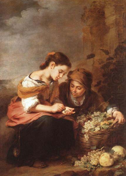 The Little Fruit Seller, Bartolome Esteban Murillo